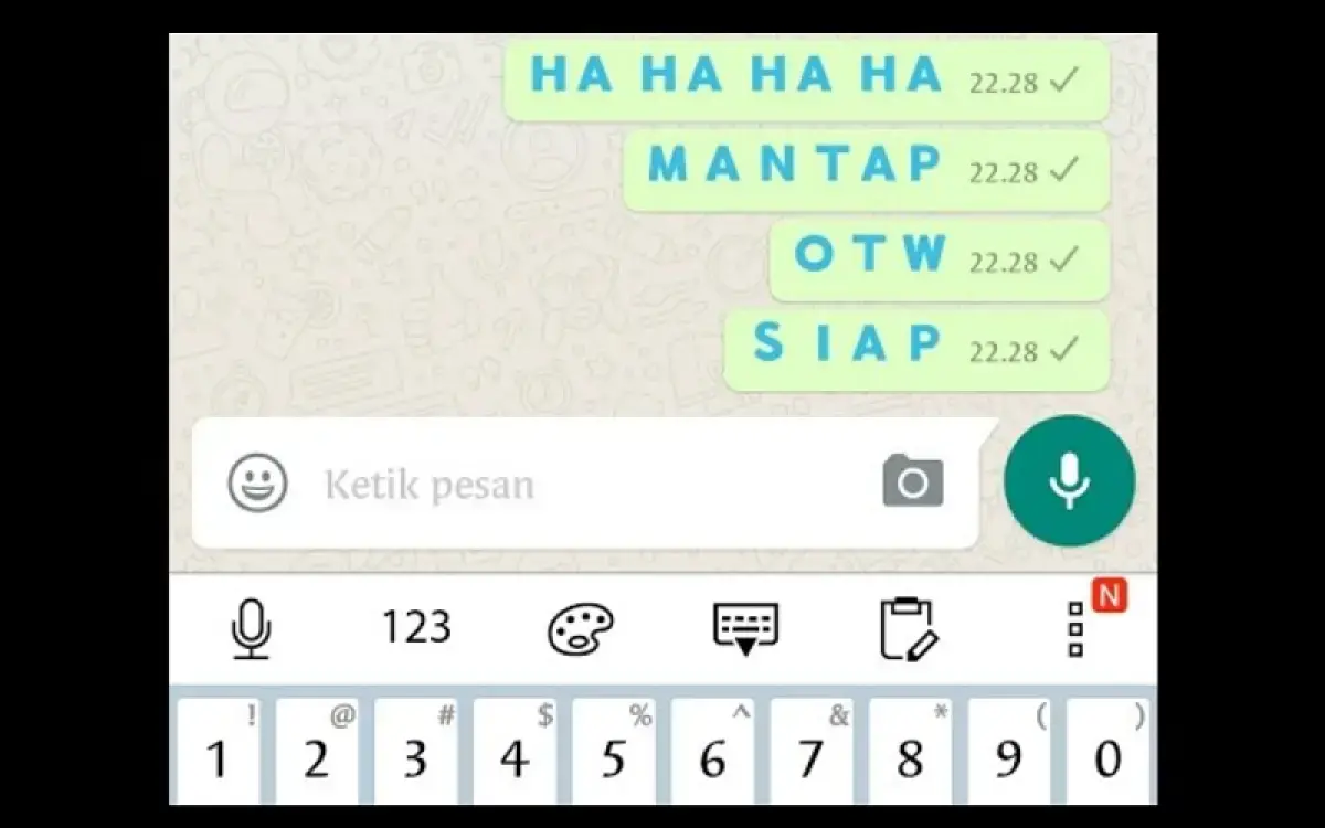 Cara Membuat Tulisan Berwarna di Aplikasi WhatsApp