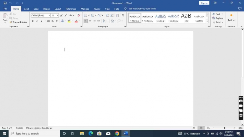 Penyebab dan Cara Mengatasi Microsoft Word Tidak Bisa Diketik