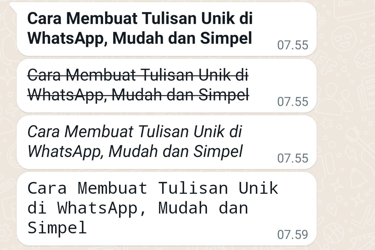 Cara Membuat Font Tulisan di WhatsApp yang Unik dan Menarik 