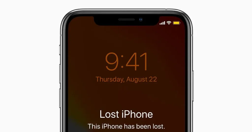 Fitur Lost Mode di HP iPhone