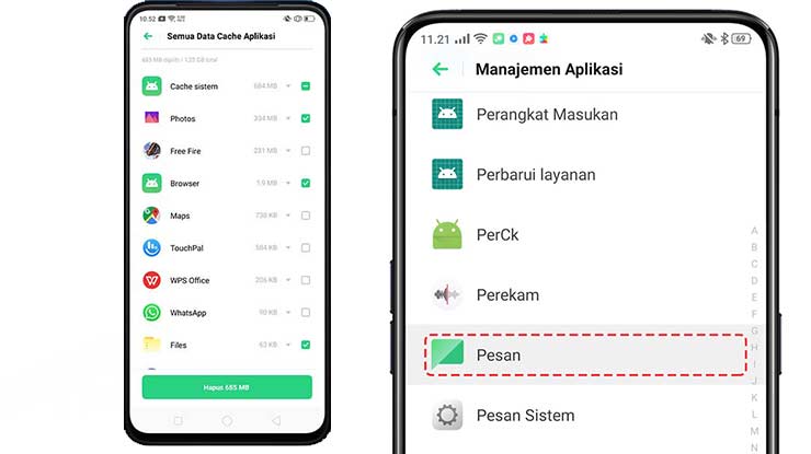 Cara Membersihkan Cache Aplikasi di HP OPPO, Vivo dan Realme
