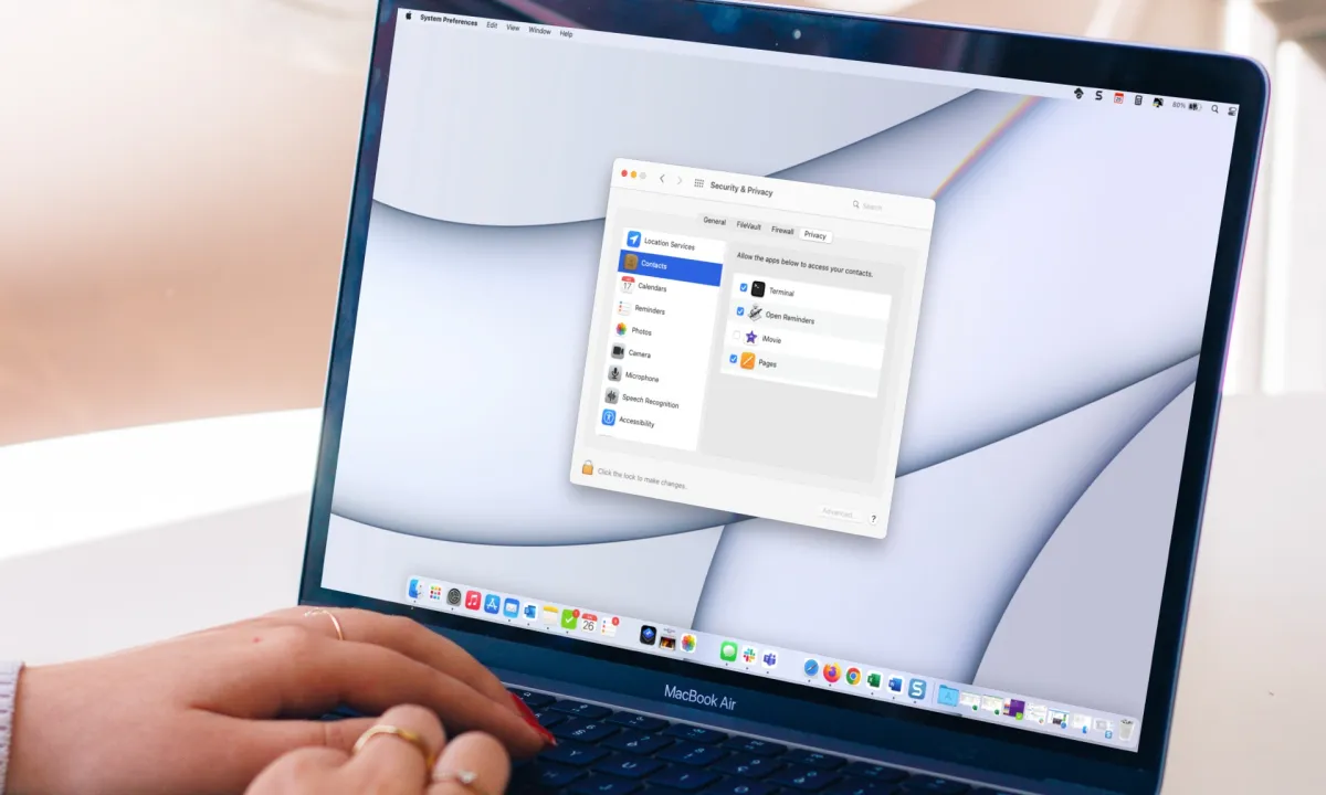Pengaturan Privasi di Laptop MacBook