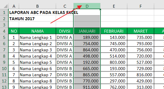 Cara Freeze Excel untuk Mengunci Kolom dan Baris Saat di Gulir 